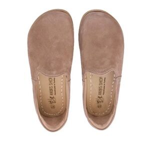 Anya’s Shop Yasemin Leather Loafers Taupe Nubuck EU 36
